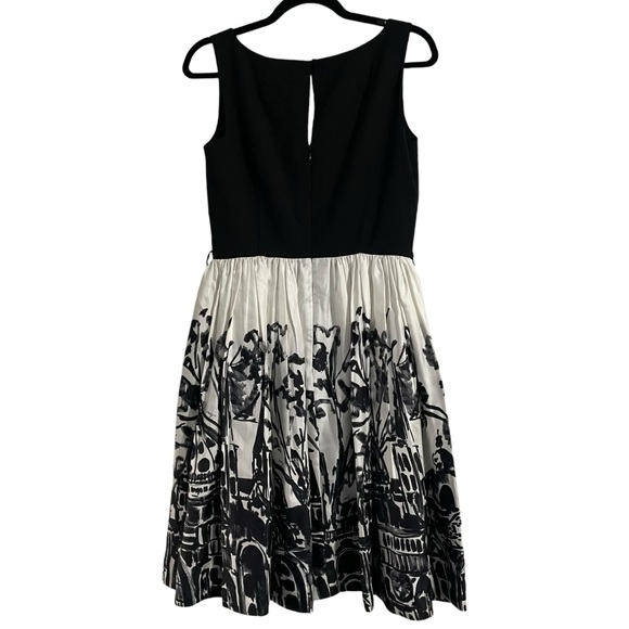 Milly New York Black & White Mini Dress Size 4 - Picture 3 of 8